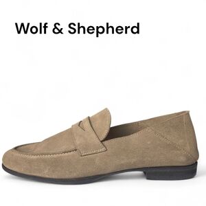 Wolf & Shepherd Men's Monaco Italian Leather Loafers Size 9